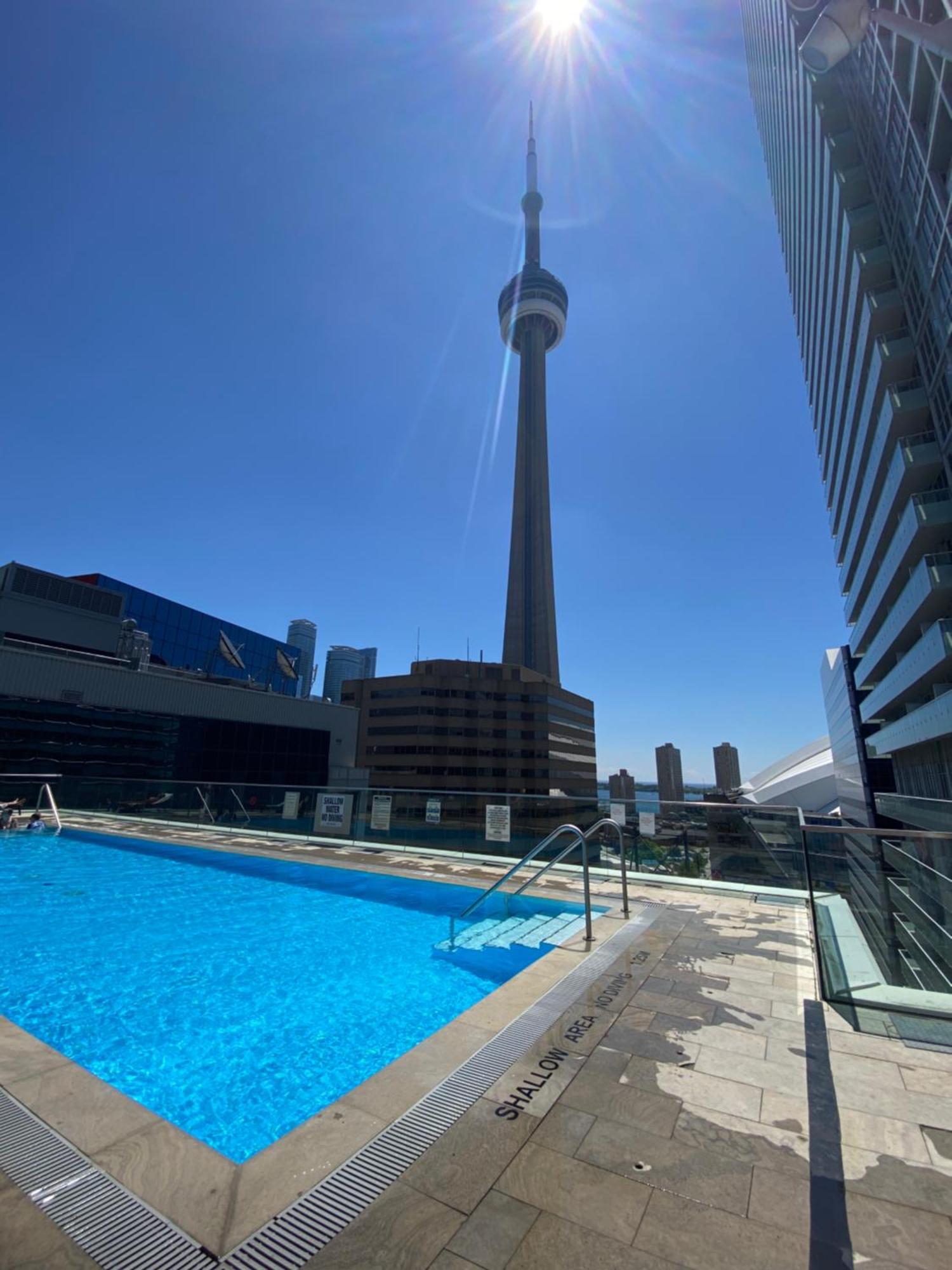Central Toronto Suite - Free Parking, City Views, Near Cn Tower 외부 사진